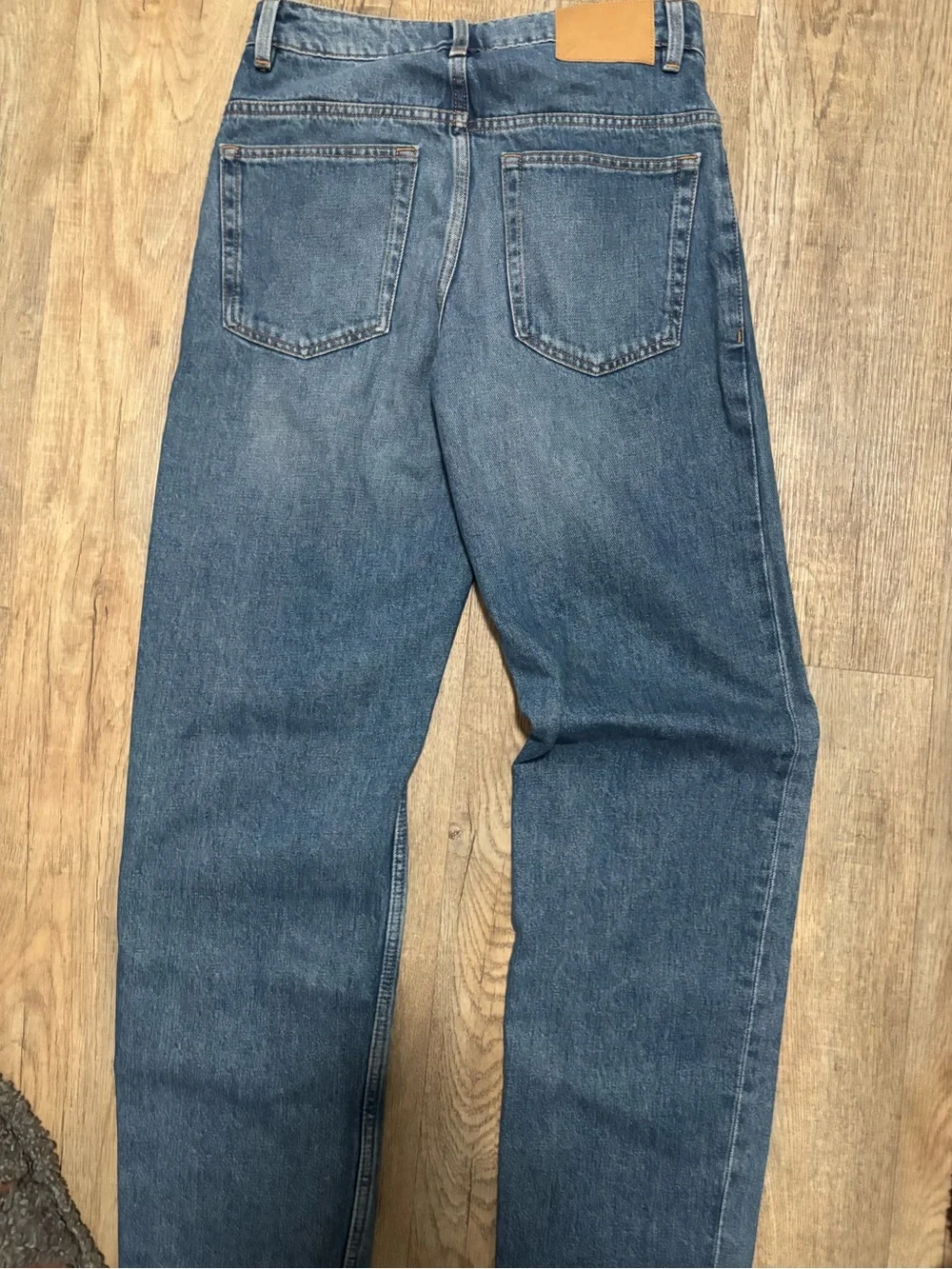 Cotton On Men's Straight Leg Jeans in Medium Blue